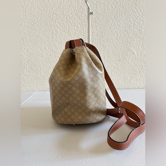 Celin vintage two way drawstring bucket bag - Picture 3 of 14